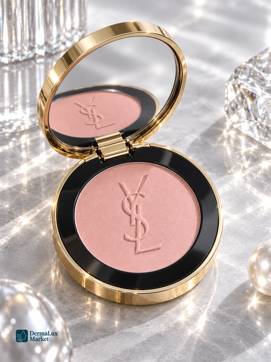 Yuz uchun rumyana Yves Saint Laurent Make Me Blush, yonoqlar uchun ixcham quruq rumyana