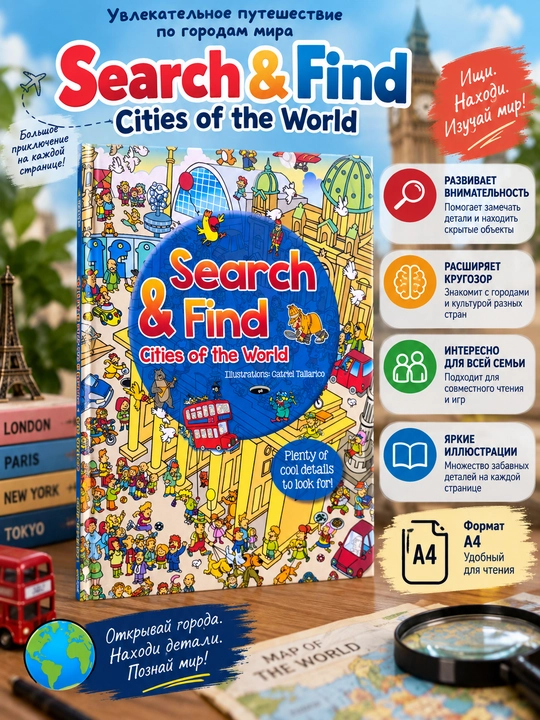 Search & Find: Cities of the World, Gabrel Tallarico - 