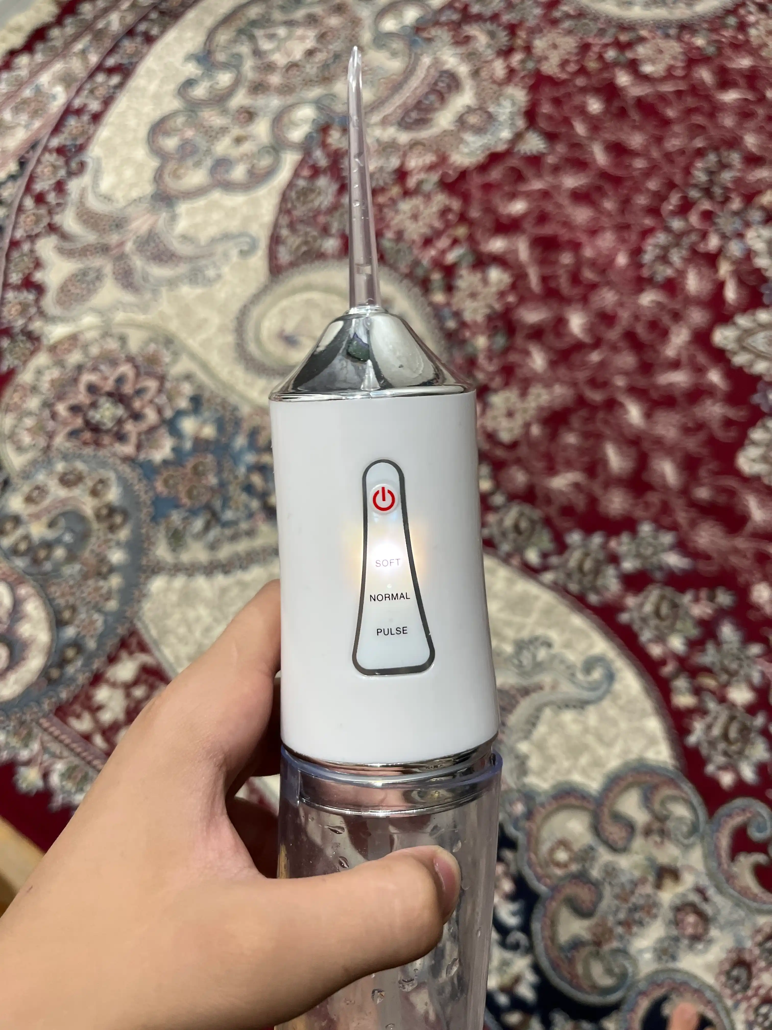 Ирригатор для полости рта Oral Irrigator с USB, 3 режима, 4 насадки