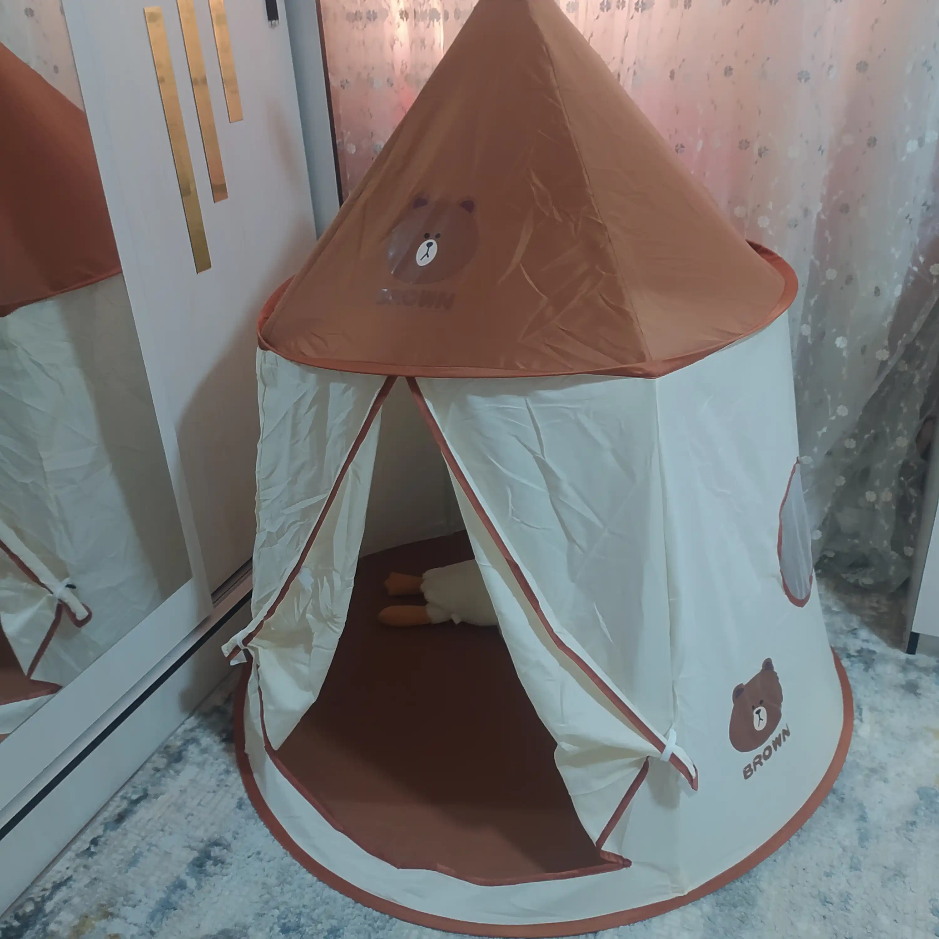 Детская игровая палатка, каркасная,  дворец складной,  домик для детей и игрушек
