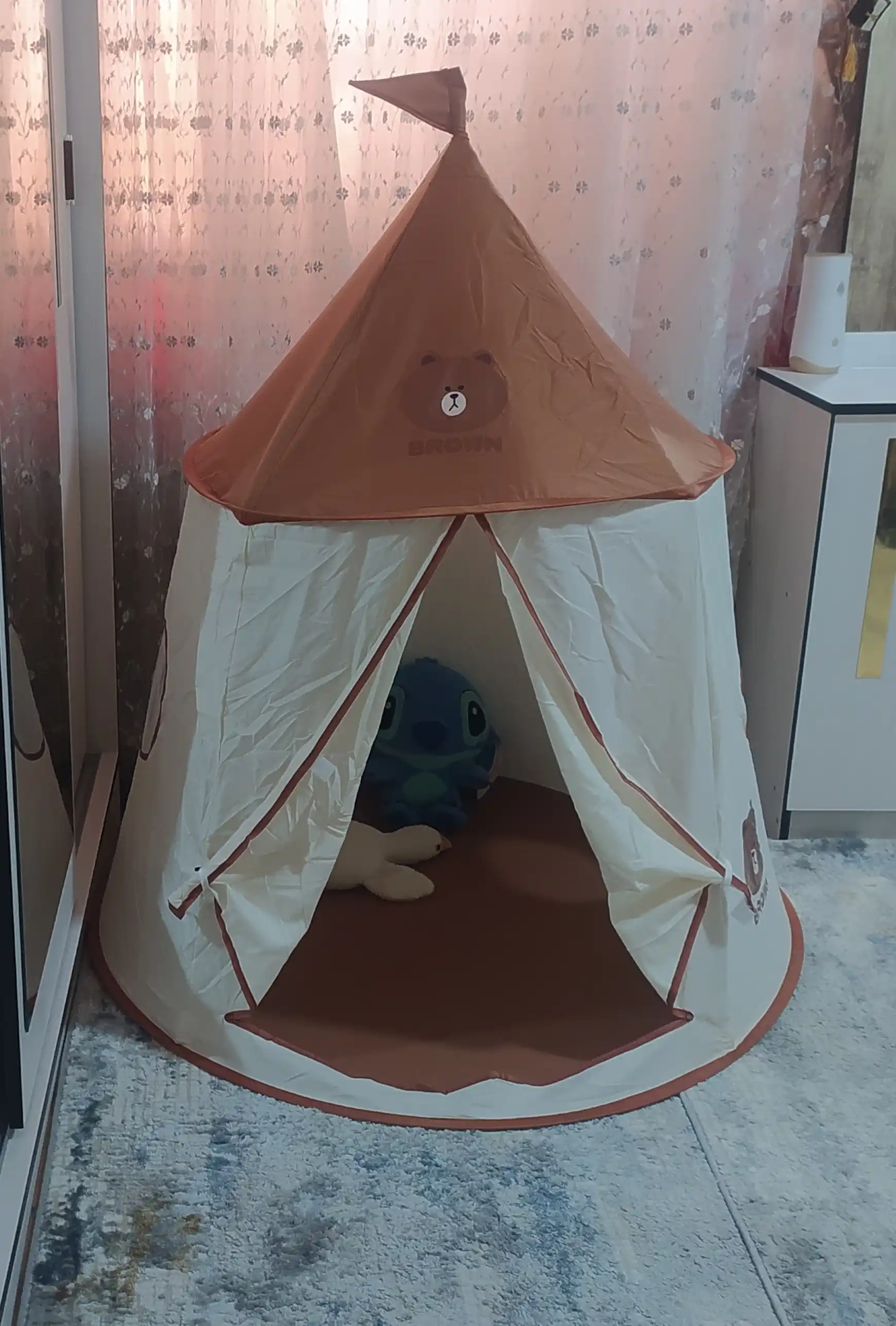Детская игровая палатка, каркасная,  дворец складной,  домик для детей и игрушек