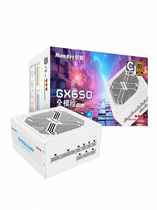 Блок Питания Huntkey GX650W 80 plus Gold WHITE