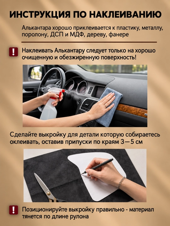 Алькантара самоклейка для обшивки авто и мебели, для тюнинга