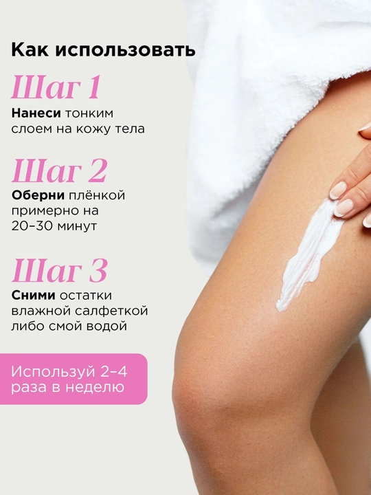 Обертывание для тела, охлаждающее и с экстрактом водорослей