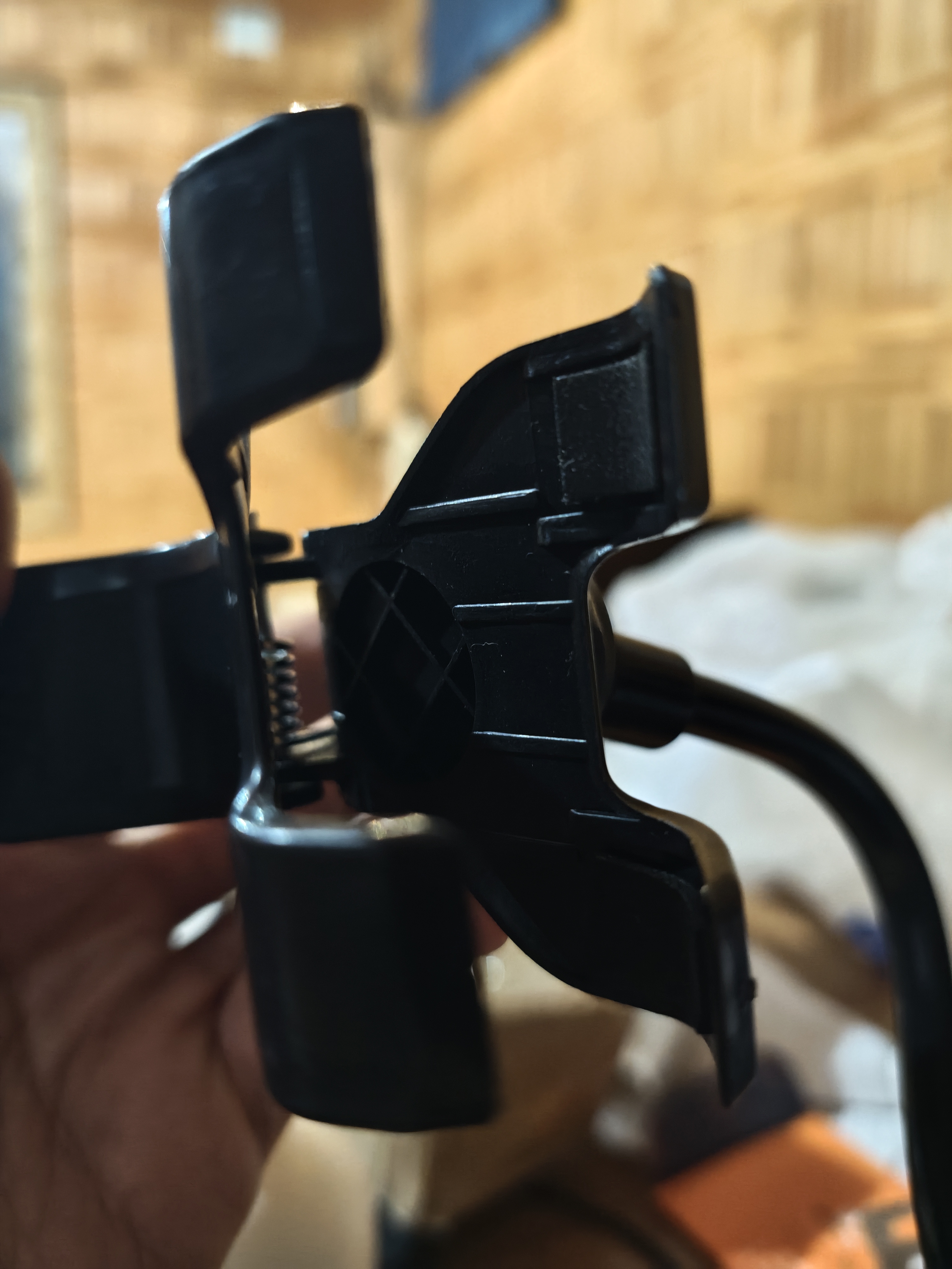 Prujinali metall, plastik telefon uchun 360 darajali qisqichli tutqich, 50 sm