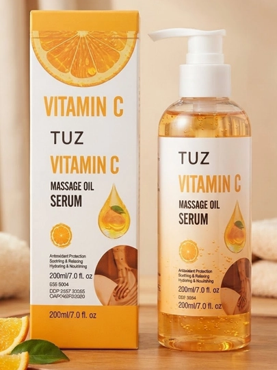TUZ tana va yuz uchun massaj yog'i-zarobati serum namlantiruvchi va oziqlantiruvchi 200 ml - 