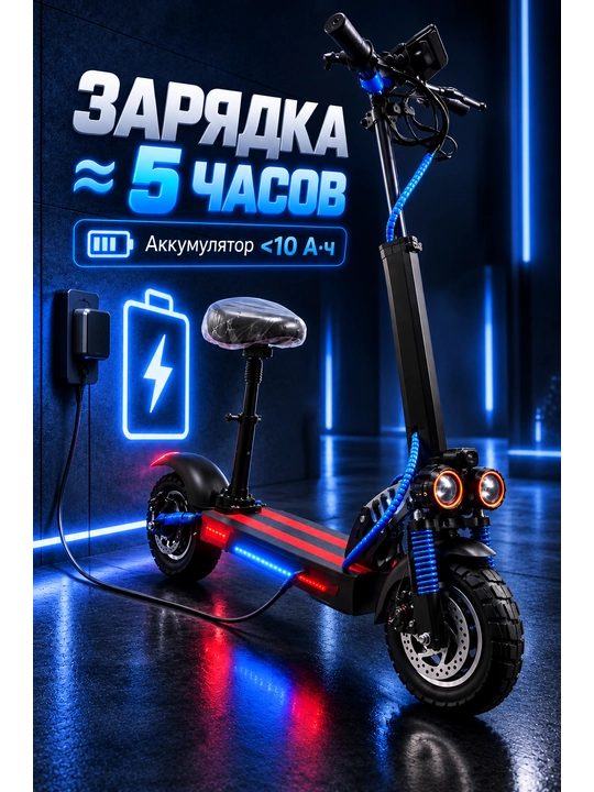 Электросамокат TM-H03W с сиденьем, 350 Вт, до 30 км/ч, NFC, нагрузка до 120 кг