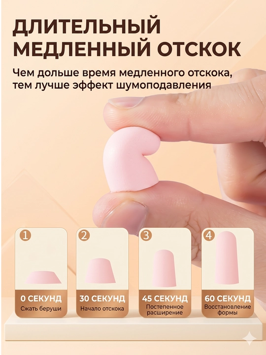 Беруши для сна, для отдыха, для путешествий, для спокойного сна без шума