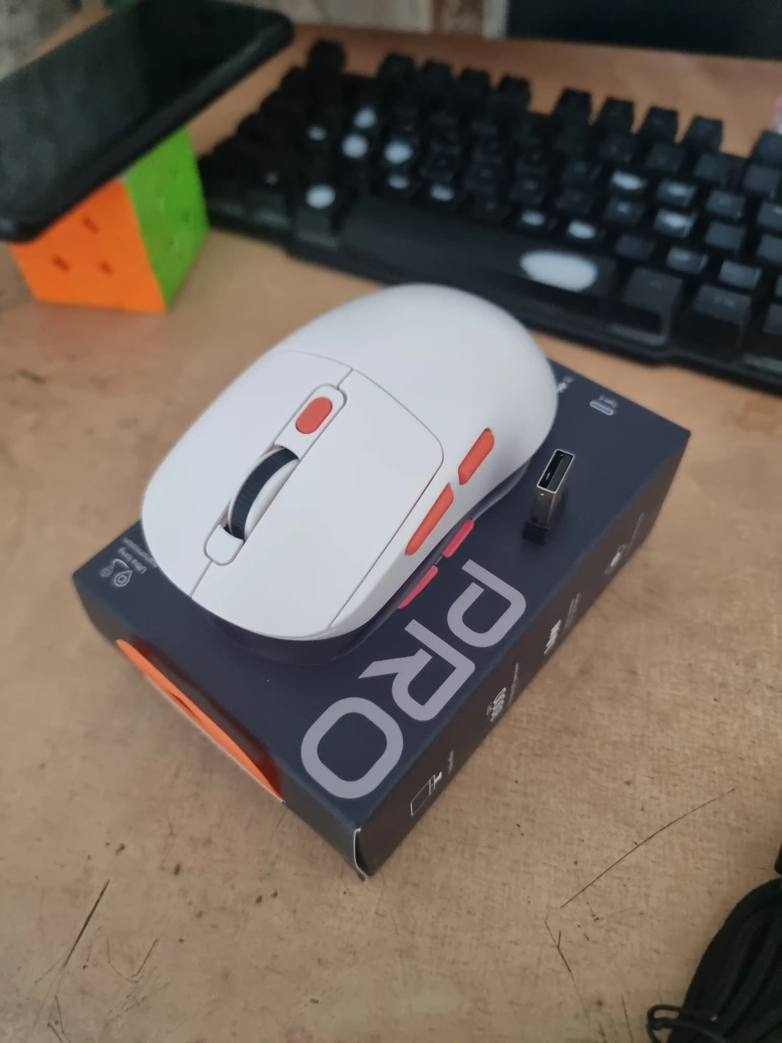 Simsiz Sichqoncha PRO 8000 DPI | Bluetooth + 2.4GHz + Type-C
