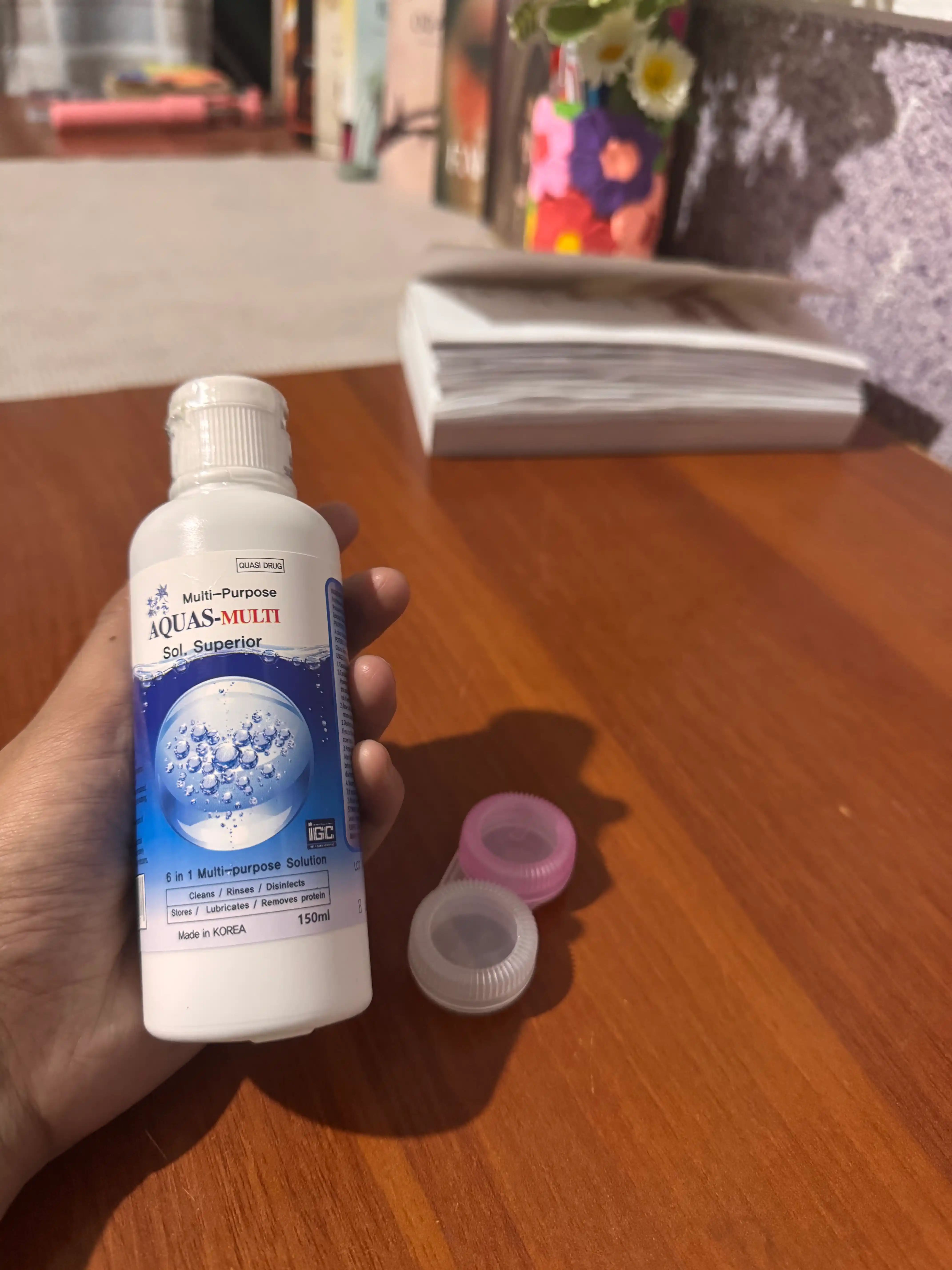 Раствор воды для контактных линз Aqua Clear, 150 мл