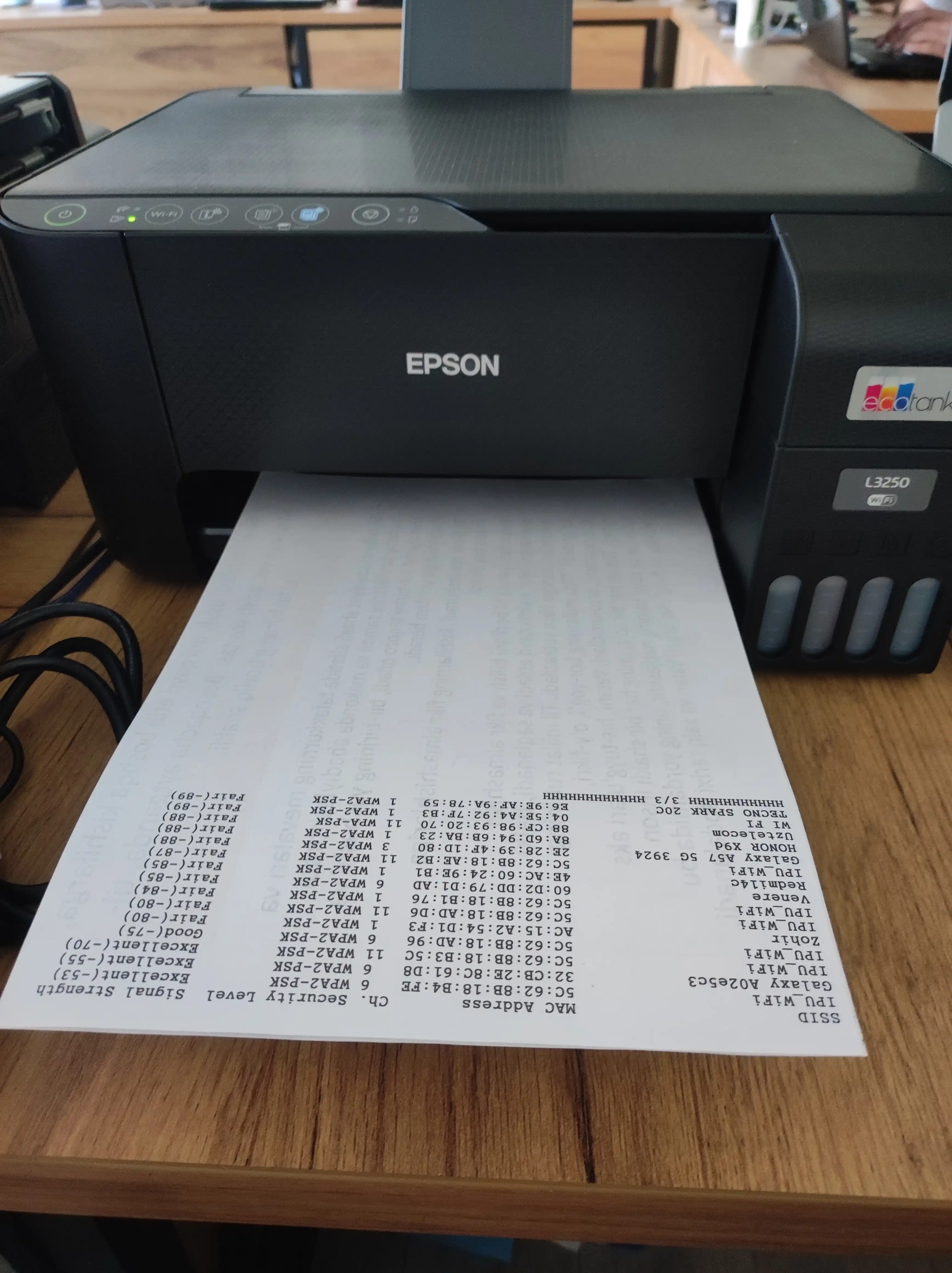 Принтер МФУ Epson L3250/3251, А4, цветной, 3 в 1 wifi