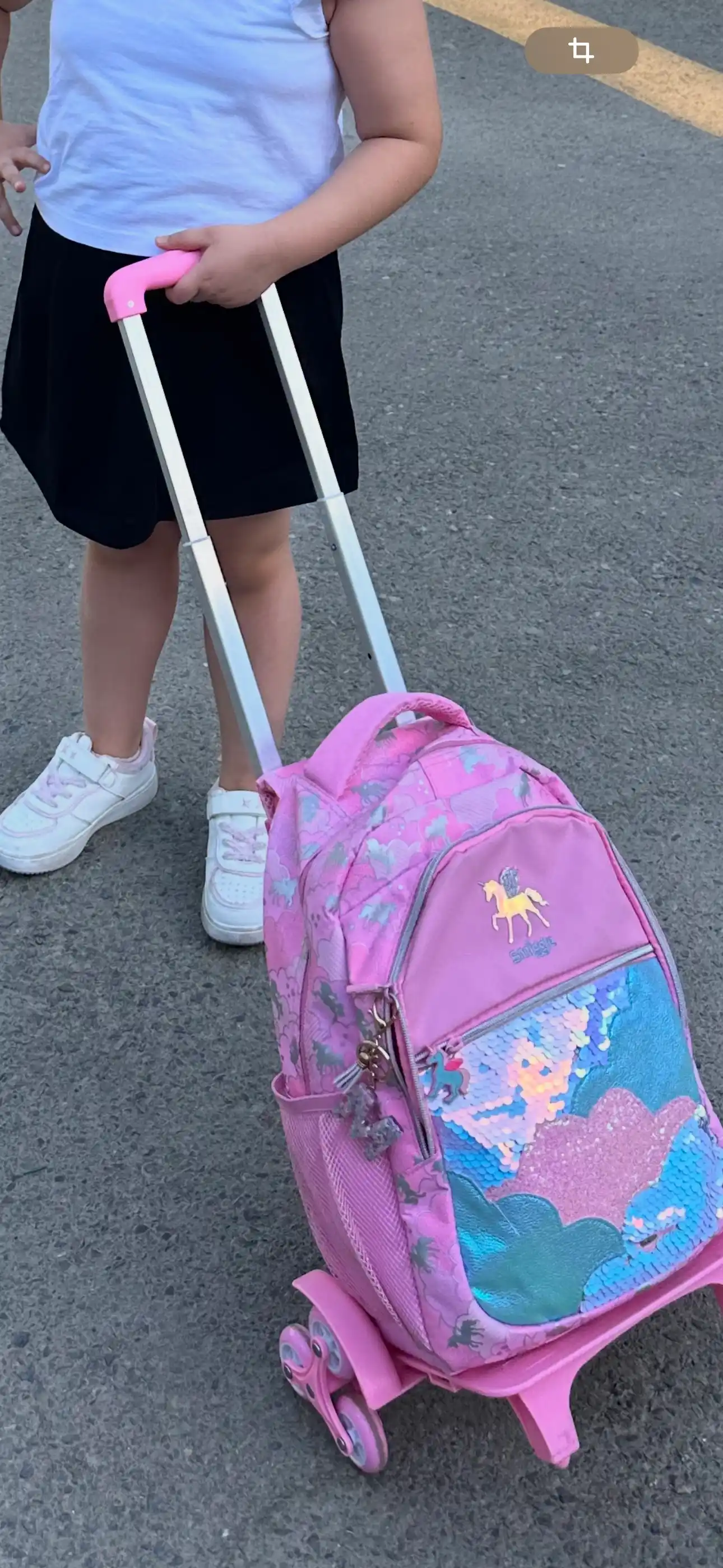 Maktab ryukzaklari uchun yig‘ma g‘ildirakli aravacha + qo‘shimcha universal mahkamlagich