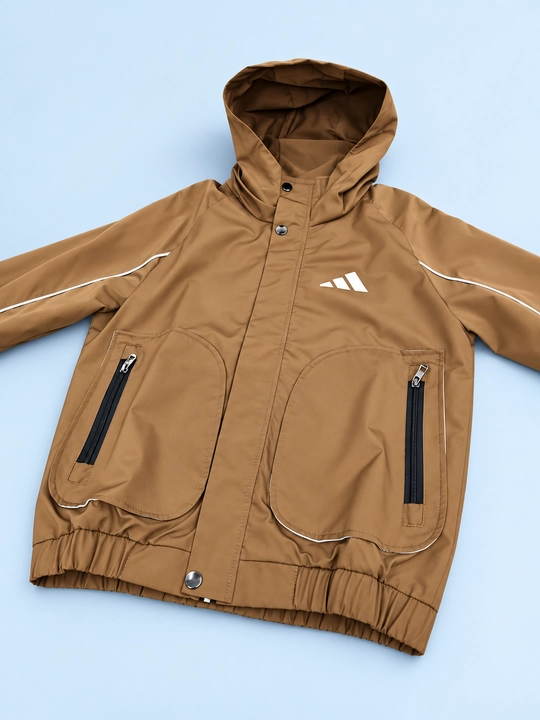 Мужская ветровка из плащевки на осень, весну и теплую зиму, легкая