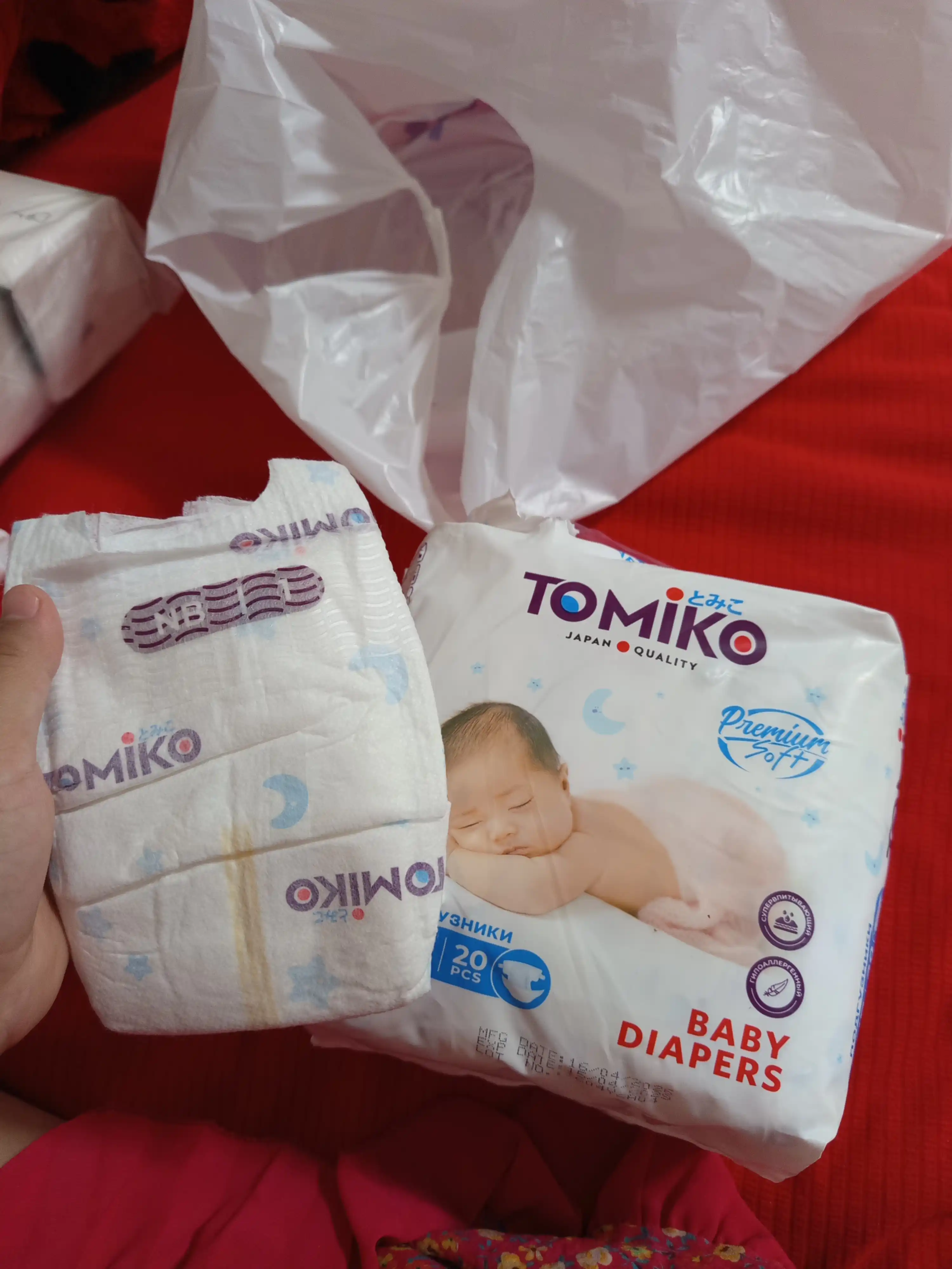 Подгузники Tomiko Premium Soft