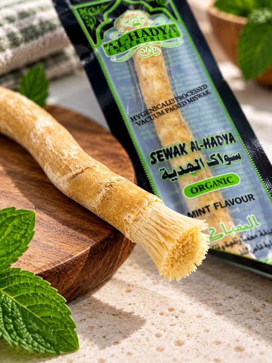 Tabiiy misvak siwak tish tozalash tayoqchasi, og‘iz gigiyenasi uchun
