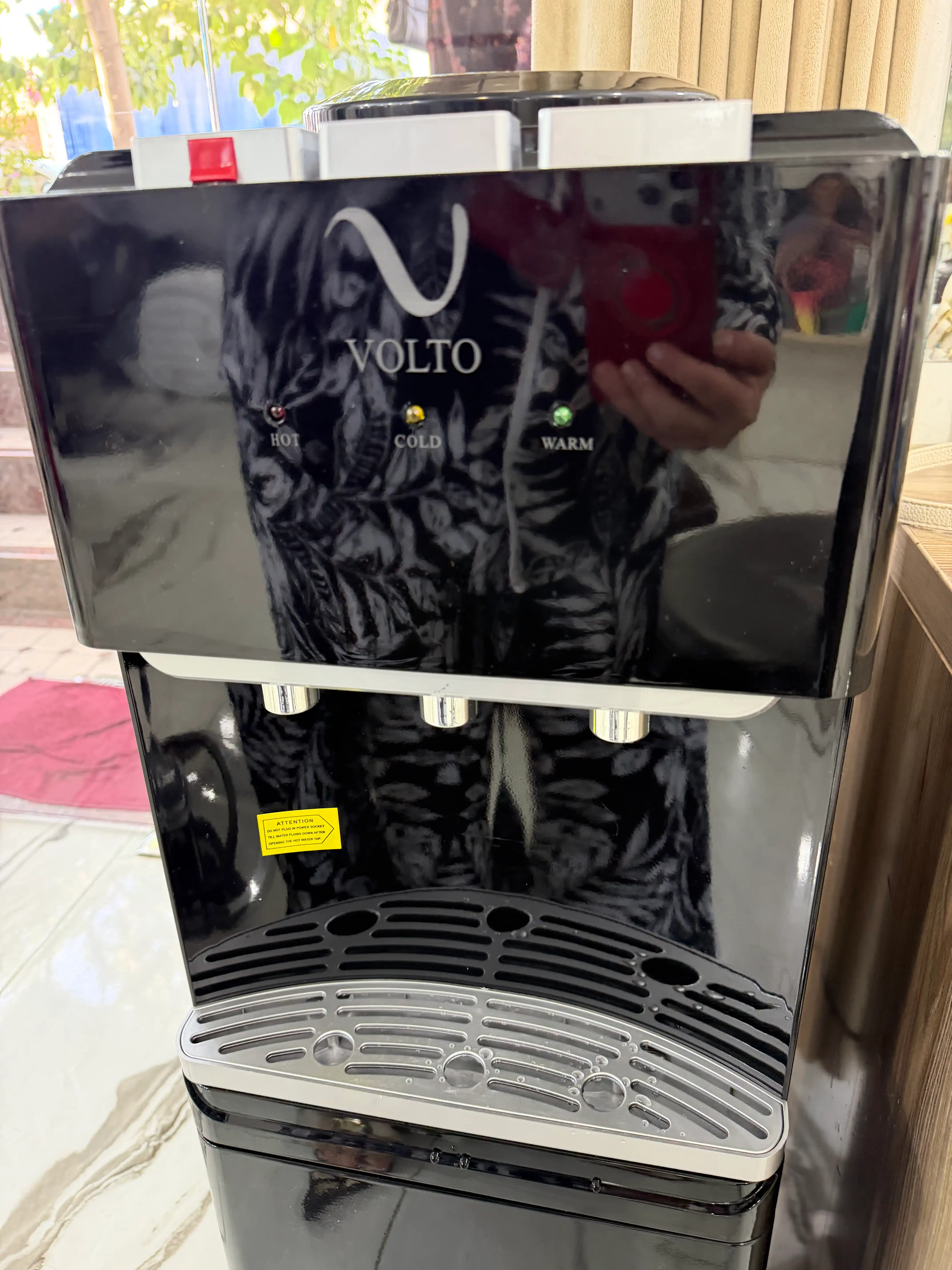 Кулер для воды Volto, 3 режима, верхняя загрузка, снизу шкафчик