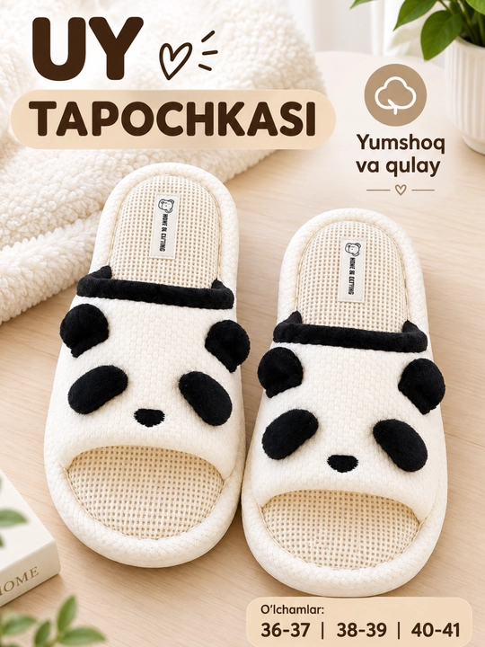 Домашние тапочки женские, мягкие и лёгкие, тёплые шлёпанцы, 36–41 - 