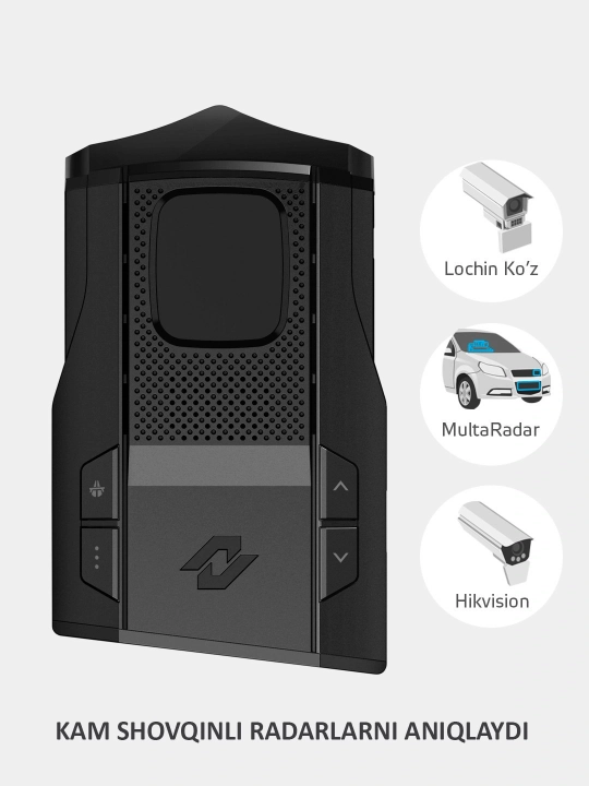 Антирадар Neoline X-Cop 7800s Wi-Fi Black/White, версия для Узбекистана +подарок