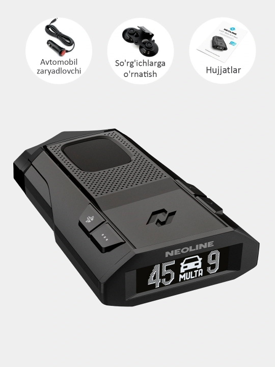 Антирадар Neoline X-Cop 7800s Wi-Fi Black/White, версия для Узбекистана +подарок