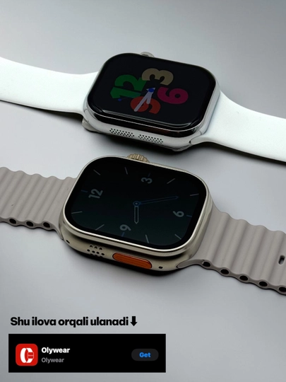 Умные часы, 1+1, 2 Smart Watch 8 и 8 ultra, 11 ремешков и чехол в комплекте