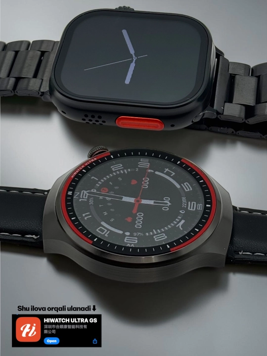 Умные часы, 1+1, 2 Smart Watch 8 и 8 ultra, 11 ремешков и чехол в комплекте