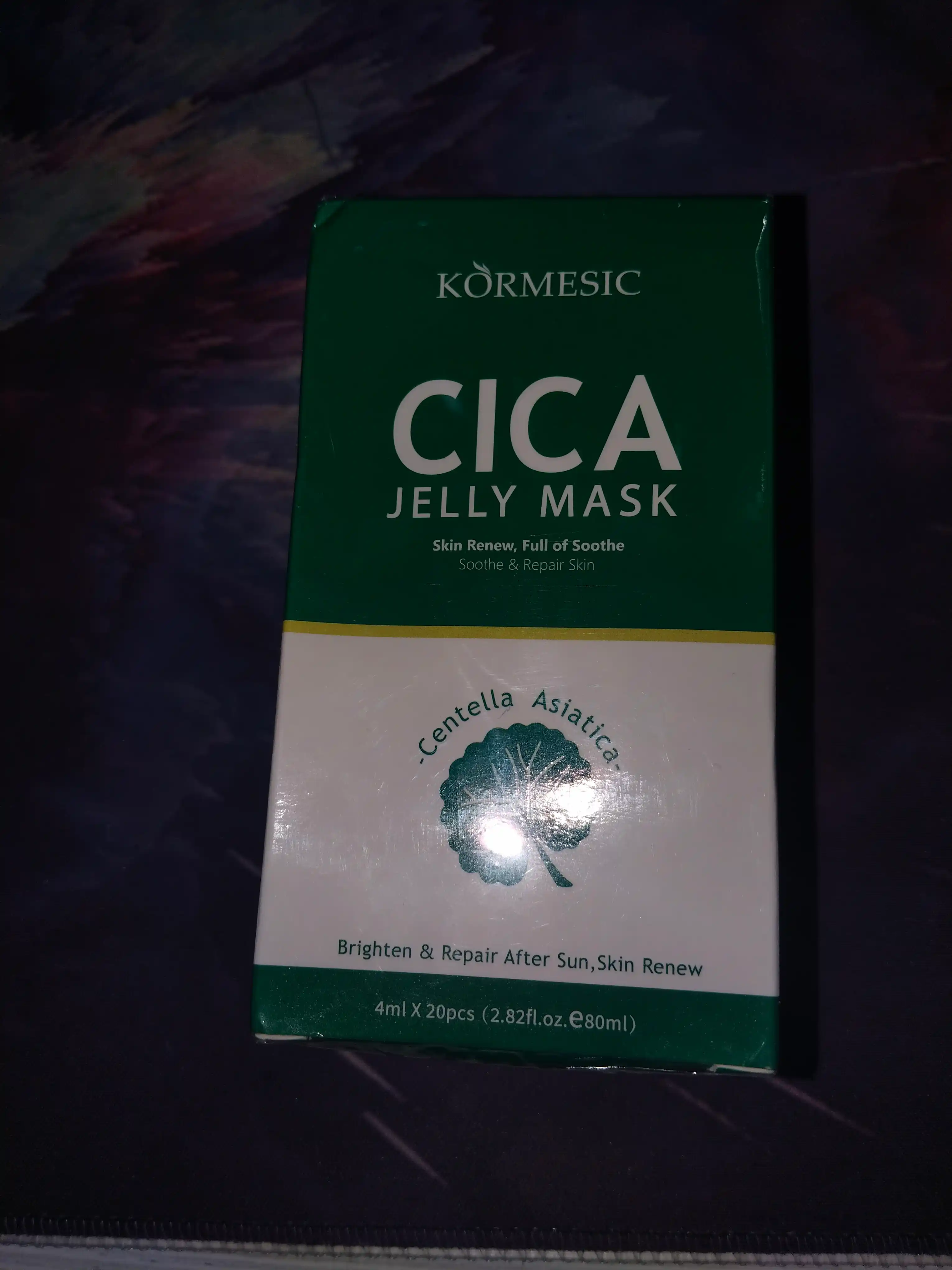 Ночная маска для лица KORMESIC CICA с центеллой, увлажняющая и омолаживающая, 4 мл