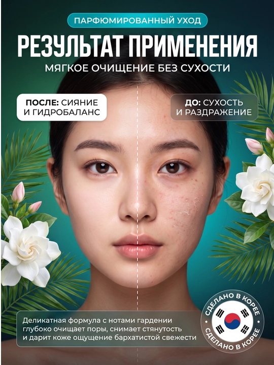 Kerasys kosmetik, xushbo‘ylantirilgan, ozuqaviy, namlovchi, yog‘sizlantiruvchi sovuni