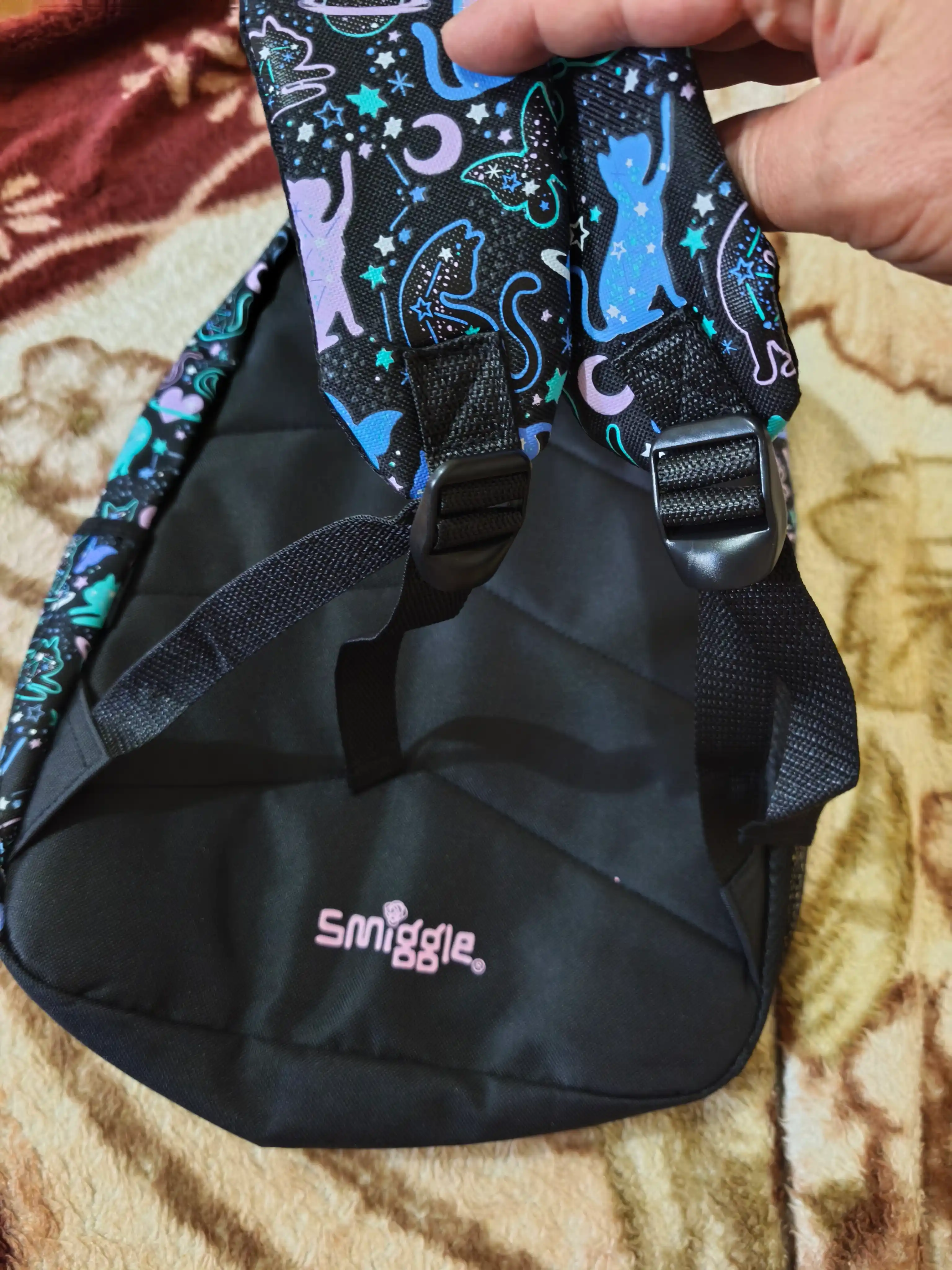 Qizlar uchun maktab ryukzagi Smiggle, keng sig‘imli, bo‘limli, 40×30×15 sm