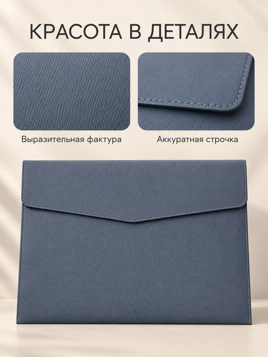 Чехол-конверт для ноутбука, минималистичный