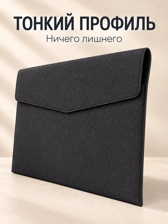 Чехол-конверт для ноутбука, минималистичный