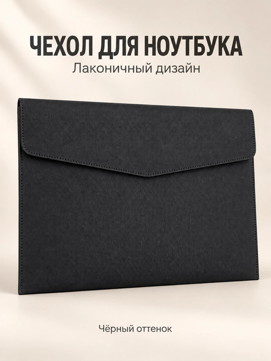 Чехол-конверт для ноутбука, минималистичный - 