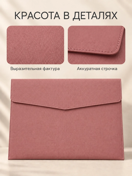 Чехол-конверт для ноутбука, минималистичный