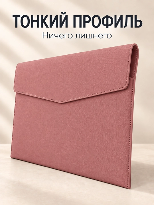 Чехол-конверт для ноутбука, минималистичный