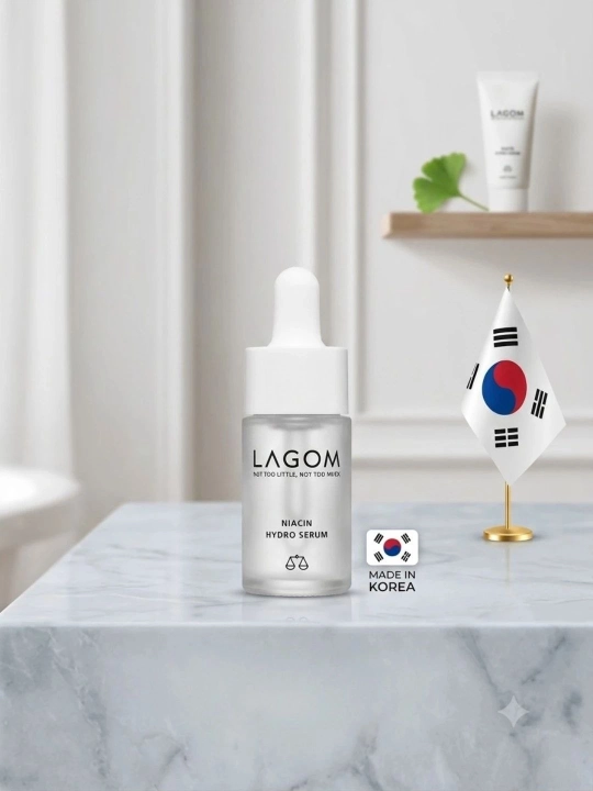 Набор Lagom Mini: гель-пенка для умывания, мист-тонер с микропеной и увлажняющий крем