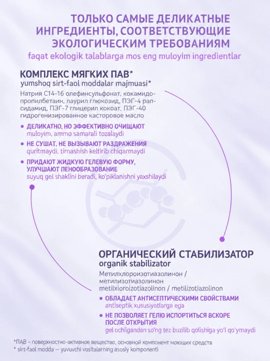 Samimiy gigiena vositasi Dr.Rashel, 220 ml