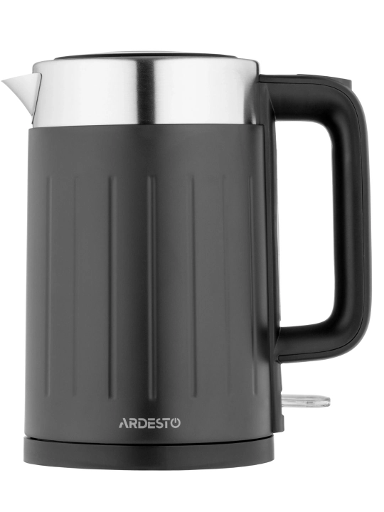 Электрочайник Ardesto EKL-F18B, 1.7л, 2150Вт, черный, скрытый диск