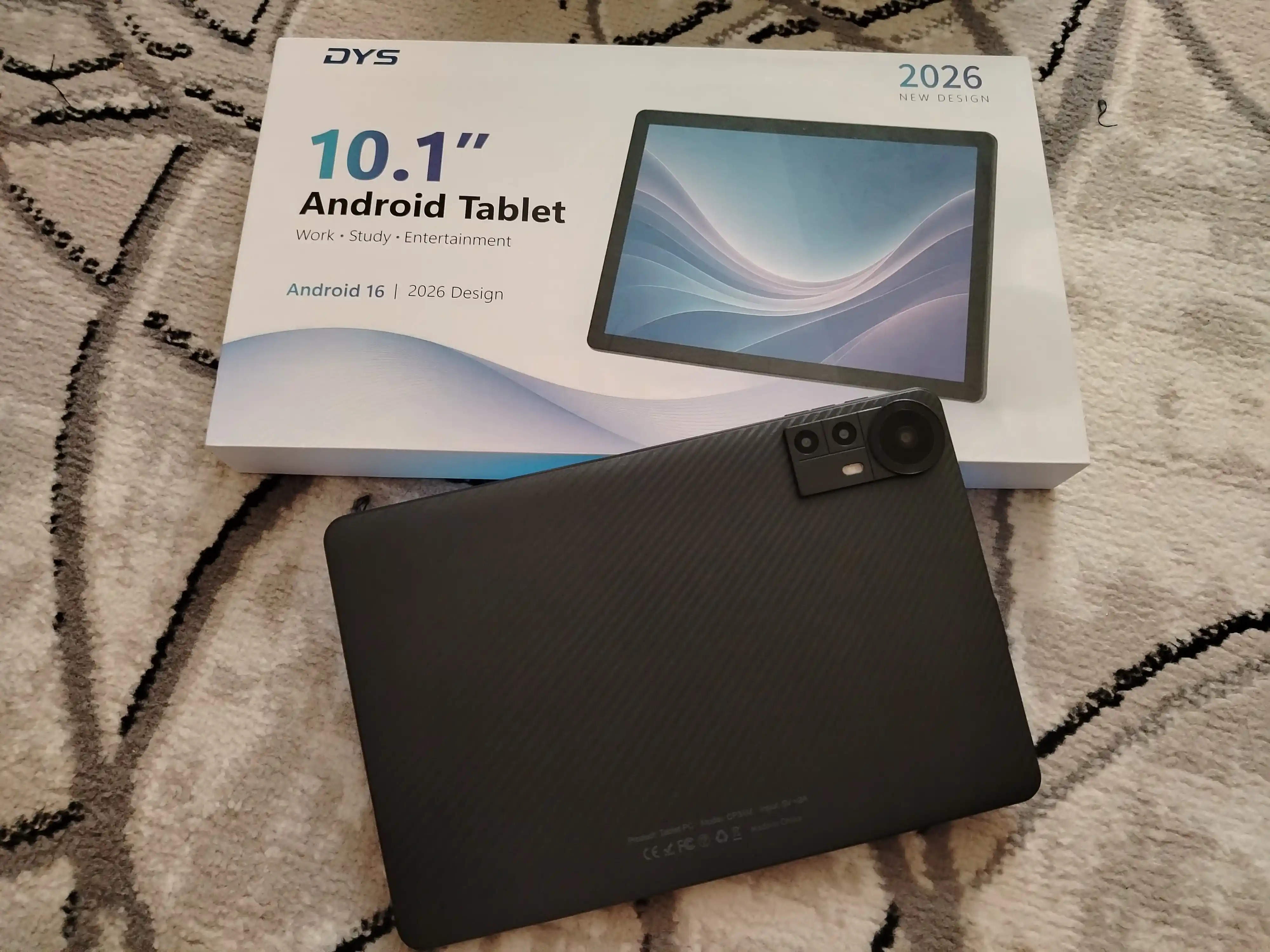 Планшет DYS Android 16 10.1", LTE, 20GB RAM, 128GB ROM, мощный процессор Unisoc T615