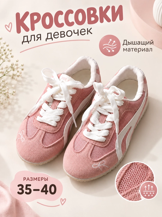 Ayollar setkali krosofkasi, 35-40 o'lcham, malomer, krasovkalar kundalik uchun
