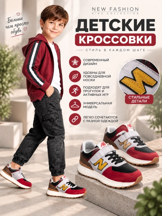 Кроссовка new fashion Детская обувь - 