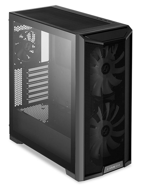 Корпус Lian Li LANCOOL 215X ATX, 2 вентилятора 200 мм ARGB и 120 мм, стекло, видеокарта до 370 мм - 
