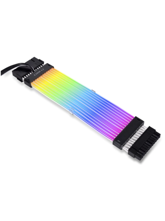 Lian Li Strimer PLUS V2 16-8 kabeli, ARGB yoritgich, 8 yo‘lak, 108 svetodiod, 320 mm, 12+4 pin - 