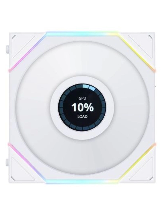 Lian Li UNI FAN TL LCD 120 Reverse ARGB, 3 dona, 1.6 dyuym 400x400 ekran, kontroller - 