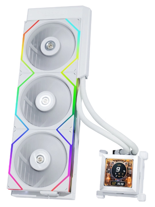 Lian Li HydroShift LCD 360S suvli sovutish, 2.88 dyuym 480x480 ekran, 3 ventilyator, AM5, AM4 - 