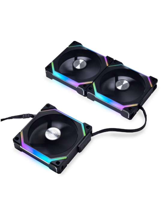Вентиляторы Lian Li UNI FAN SL120 V2 ARGB, 3 шт с контроллером, 120 мм, 2000 об/мин, 64.5 CFM - 