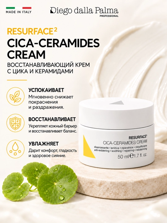 Восстанавливающий крем Diego dalla Palma Professional Resurface² Cica-Ceramides - 