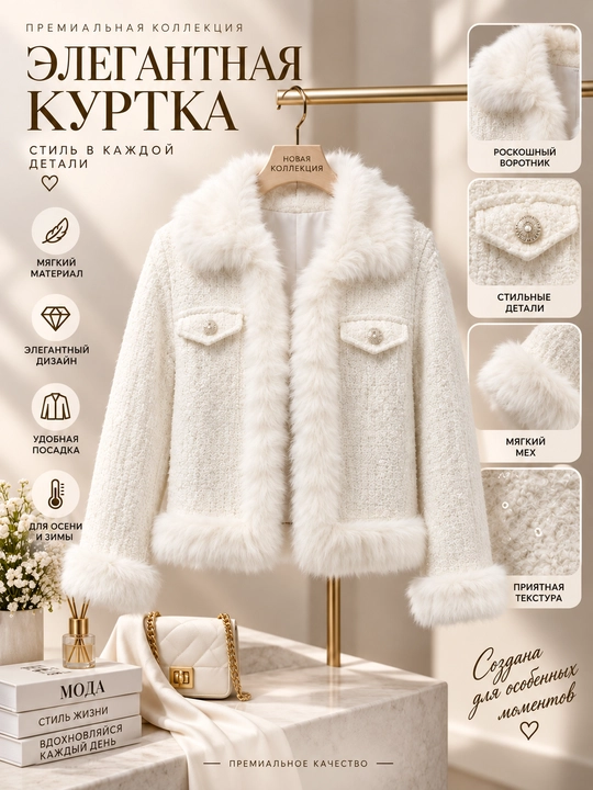 Нежная и тёплая шуба — стильный образ и комфорт в каждом движении