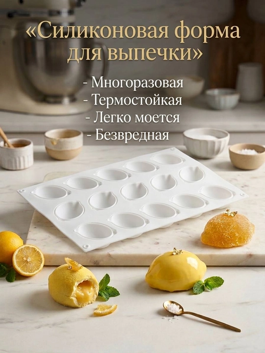 Формы для десертов, силиконовые формы, формы для муссовых пирожных и выпечки