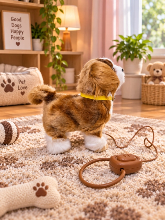 Интерактивная собака игрушка с пультом, ходит и танцует, для детей 3+
