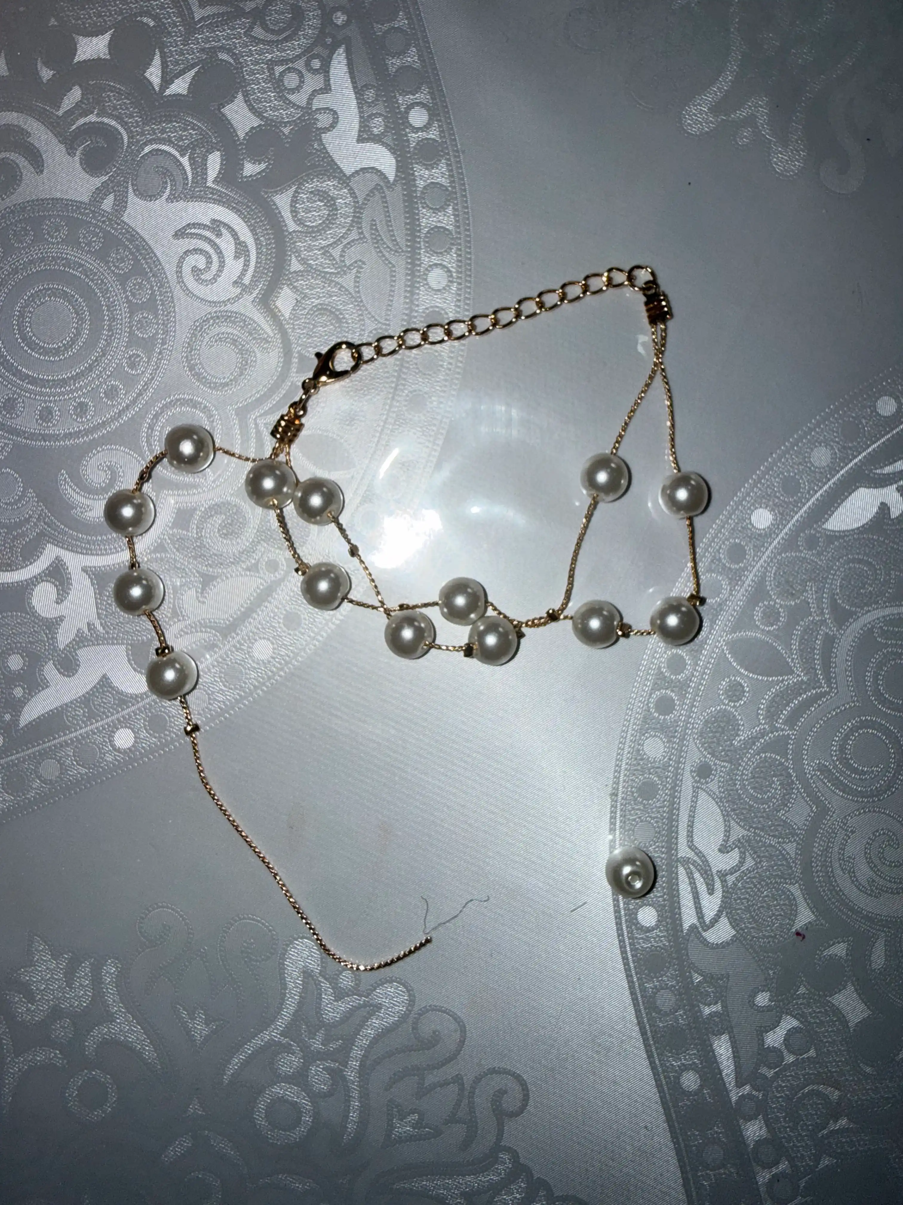 Pearl Style 118 sun'iy marjon taqinchoqlar to'plami: marjon, sirg'a va bilaguzuk