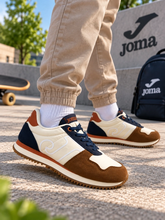 Детские повседневные кроссовки Joma Origen Jr 25, коричнево-синие, JORIGW2524